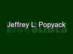 Jeffrey L. Popyack