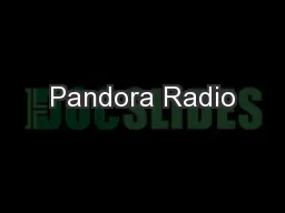 Pandora Radio