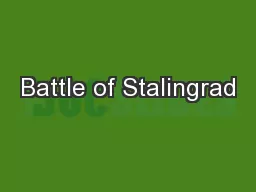 Battle of Stalingrad