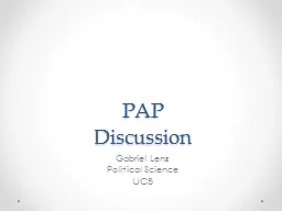 PAP Discussion