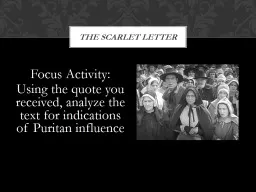 Focus Activity:
