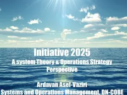 Initiative 2025