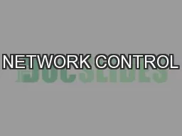NETWORK CONTROL