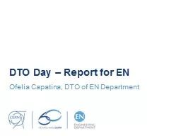 PPT-DTO Day – Report for