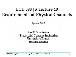1 ECE 598 JS Lecture
