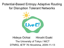 Potential-Based Entropy Adaptive Routing