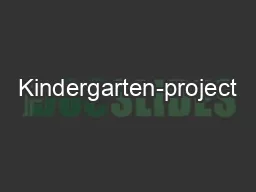 Kindergarten-project