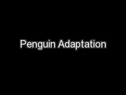 Penguin Adaptation