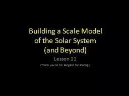 Building a Scale Model