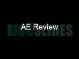 AE Review