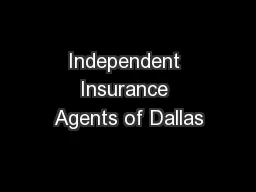 Independent Insurance Agents of Dallas