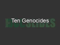 Ten Genocides