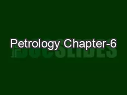Petrology Chapter-6
