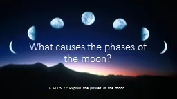 What causes the phases of the moon?