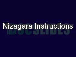 Nizagara Instructions