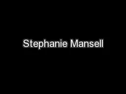 Stephanie Mansell