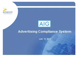 1 Advertising Compliance System