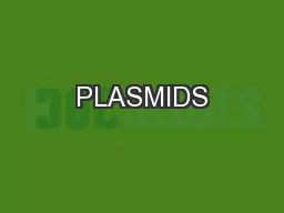 PLASMIDS