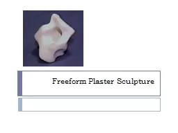 Freeform Plaster Sculpture