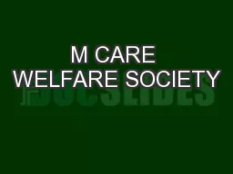 M CARE WELFARE SOCIETY