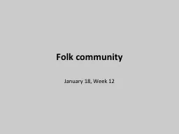Folk community