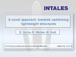 A novel approach towards optimizing lightweight structures