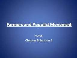 Farmers and Populist Movement