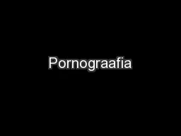Pornograafia