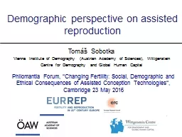 Demographic perspective on assisted reproduction