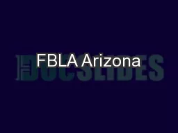 FBLA Arizona