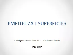 EMFITEUZA I SUPERFICIES