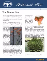J e Genus Aloe Aloe has a long ethnobotanical and
