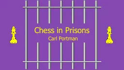 Chess in Prisons