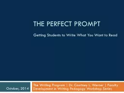 The Perfect Prompt
