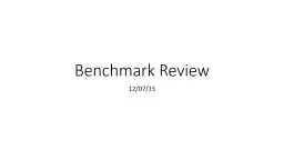Benchmark Review