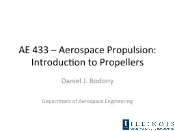 AE 433 – Aerospace Propulsion: