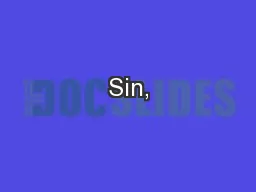 Sin,