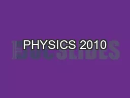 PHYSICS 2010