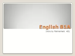 English B1A