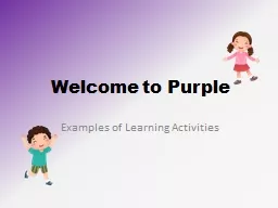 Welcome to Purple