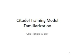 Citadel Training