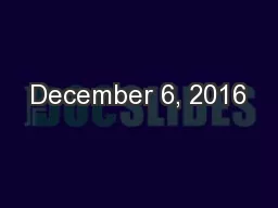 December 6, 2016
