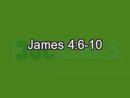 James 4:6-10