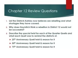 Chapter 12 Review Questions