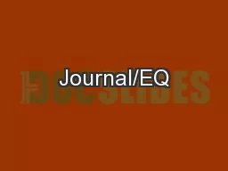 Journal/EQ