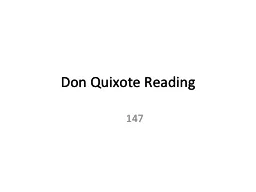 Don Quixote Reading