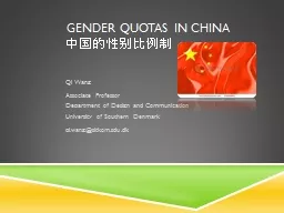 Gender quotas in China