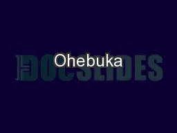 Ohebuka