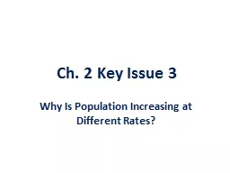 Ch. 2 Key Issue 3