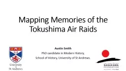 Mapping Memories of the Tokushima